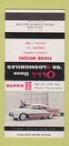 Matchbook Cover - 1956 Oldsmobile Fisher Motors Paradise PA 30 Strike