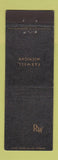 Matchbook Cover - Rockwood Inn Farwell MI