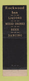 Matchbook Cover - Rockwood Inn Farwell MI