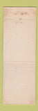 Matchbook Cover - Hotel Owosso MI Indian