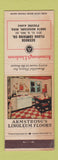 Matchbook Cover - Armstrong Linoleum Seehock North Muskegon MI WORN
