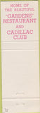 Matchbook Cover - Magnolia Inn Little Rock AR
