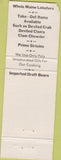 Matchbook Cover - New Beaver Haus Stroudsburg PA
