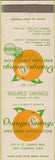 Matchbook Cover - Orange Savings Bank Orange CA