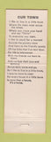 Matchbook Cover - White Elephant Restaurant Taft CA