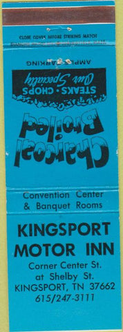 Matchbook Cover - Kingsport Motor Inn TN