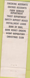Matchbook Cover - Mahaska State Bank Askaloosa IA