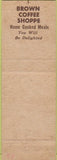 Matchbook Cover - The Brown Hotel Des Moines IA