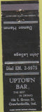 Matchbook Cover - Uptown Bar Crawfordsville IN