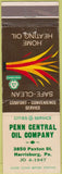 Matchbook Cover - Cities oil gas Harrisburg PA