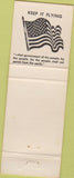 Matchbook Cover - Balco Flags Noveltys Garden Grove CA