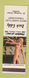 Matchbook Cover - Dick Eddy Men's Hair Cuts Tobacco Napier New Zealand pinup