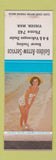 Matchbook Cover - Golden Arrow Volkswagen BA Virden MB POOR STRIKER pinup