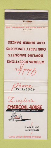 Matchbook Cover - Liegler's Charcoal House Lansing MI WEAR