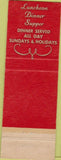 Matchbook Cover - Mario's Millburn NJ