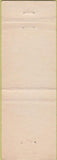 Matchbook Cover - 1962 Chevrolet Bangor PA?