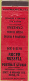 Matchbook Cover - Roger Russell Portraits Media PA