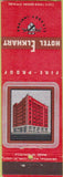 Matchbook Cover - Hotel Elkhart IN