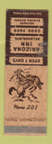 Matchbook Cover - Arizona Inn Delavan WI cowboy low phone #  POOR