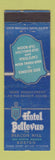 Matchbook Cover - Hotel Bellevue Boston MA