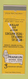 Matchbook Cover - Franklin Savings Bank Boston MA WEAR