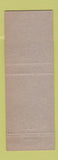 Matchbook Cover - Monticello Hotel Charlottesville VA Thomas Jefferson