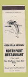 Matchbook Cover - Northport Restaurant North Chatham MA