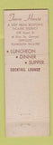 Matchbook Cover - Town House Boston MA restaurant WEAR