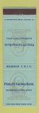 Matchbook Cover - Fidelity Savings Bank Marshalltown IA Benjamin Franklin