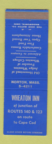 Matchbook Cover - Wheaton Inn Norton MA
