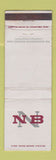 Matchbook Cover - Northborough National Bank MA WEAR