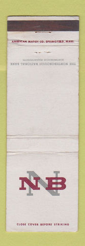 Matchbook Cover - Northborough National Bank MA WEAR