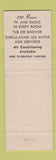 Matchbook Cover - Bradford Hotel Boston MA
