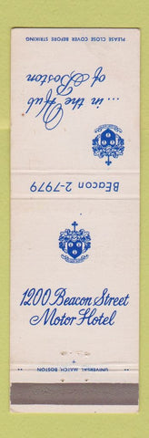 Matchbook Cover - 1200 Beacon Street Motor Hotel Boston MA