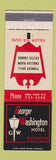 Matchbook Cover - George Washington Hotel Washington PA