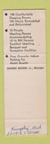 Matchbook Cover - George Washington Hotel Washington PA