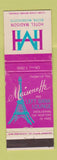 Matchbook Cover - Hotel Madison Boston MA WORN