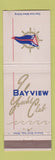 Matchbook Cover - Bayview Yacht Club Detroit MI