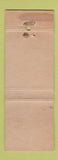 Matchbook Cover - Hotel Bellevue Boston MA WORN