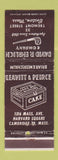 Matchbook Cover - David Ehrlich Tobacco Cake Cambridge MA Boston