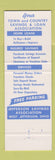 Matchbook Cover - Jefferson Savings West Jefferson OH Thomas