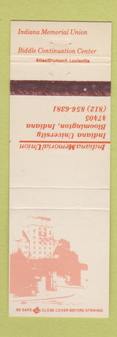 Matchbook Cover - Indiana Memorial Union Hoosiers Bloomington IN