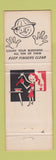 Matchbook Cover - Monsanto Texas City TX Safety Keep Fingers Clean