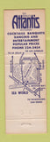 Matchbook Cover - Sea World Mission Bay San Diego CA Atlantis Restaurant
