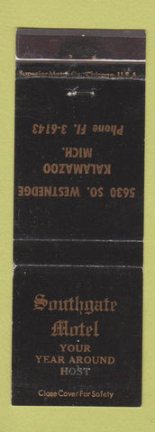 Matchbook Cover - Southgate Motel Kalamazoo MI WEAR