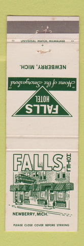 Matchbook Cover - Falls Hotel Newberry MI