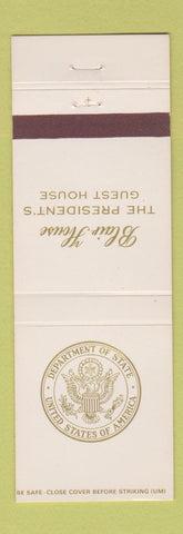 Matchbook Cover - Department of State United States Blair House Washington DC #1