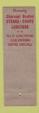 Matchbook Cover - Detroit Leland Hotel MI Grenadier Room CREASES