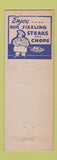 Matchbook Cover - Hilltop Restaurant Jackson MI