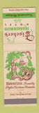 Matchbook Cover - Fischer's Frankenmuth Hotel MI Bavarian